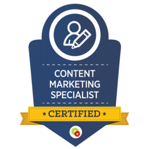 Content Marketing Specialist Certification - Digital Marketer