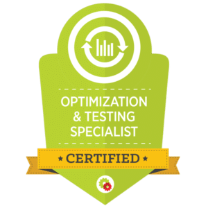 Optimization and Testing Specialist Certification - Digital Marketer